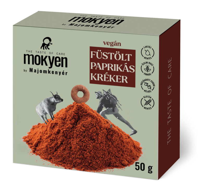 VEGÁN Füstölt paprikás kréker 50g