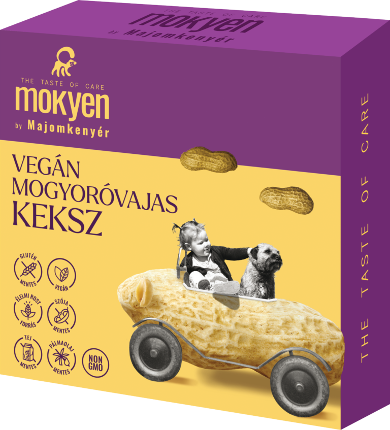 Mokyen by Majomkenyér - Vegán-mogyoróvajas keksz - 50g
