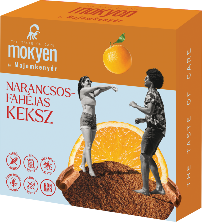 Mokyen by Majomkenyér - Narancsos-fahéjas keksz - 50g