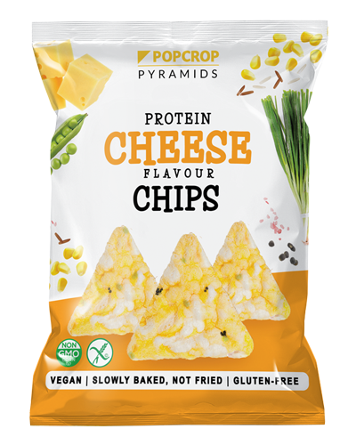 Popcrop Pyramids sajtos protein chips 60 g