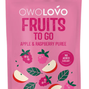 Owolovo Frui to Go 100% Gyümölcspüré Alma-Málna 200 g