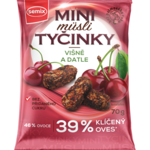 Semix Mini müzlifalatok csíráztatott zabpehellyel, meggyes 70g