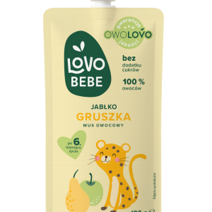 Lovo Bebe gyümölcspüré Alma - Körte 120g