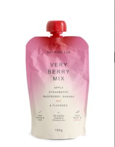 VERY BERRY MIX - ALMA, EPER, MÁLNA, BANÁN, ZABPEHELY ÉS LENMAG 180 g