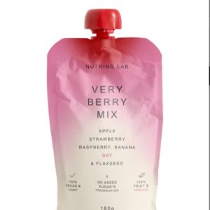 VERY BERRY MIX - ALMA, EPER, MÁLNA, BANÁN, ZABPEHELY ÉS LENMAG 180 g